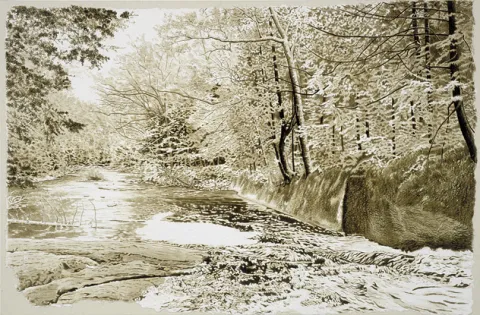 La rivière, panneau 1 de 6