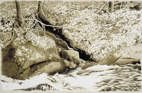 La rivière, panneau 2 de 6