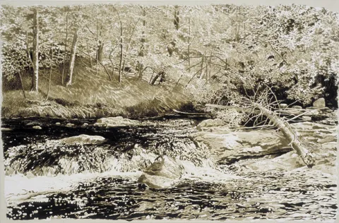 La rivière, panneau 6 de 6